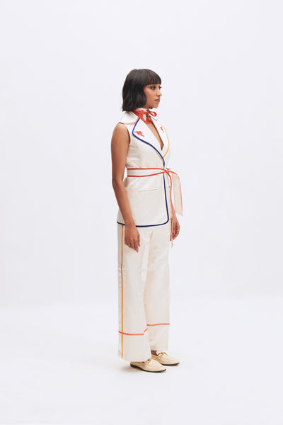 20602/20103 MC STRIPE PANT SUIT