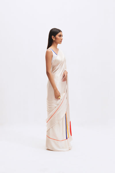 MC STRIPE COCONUT SORBET SAREE