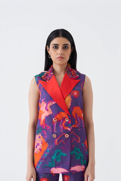 24502S OAXACA MORADO PANT SUIT